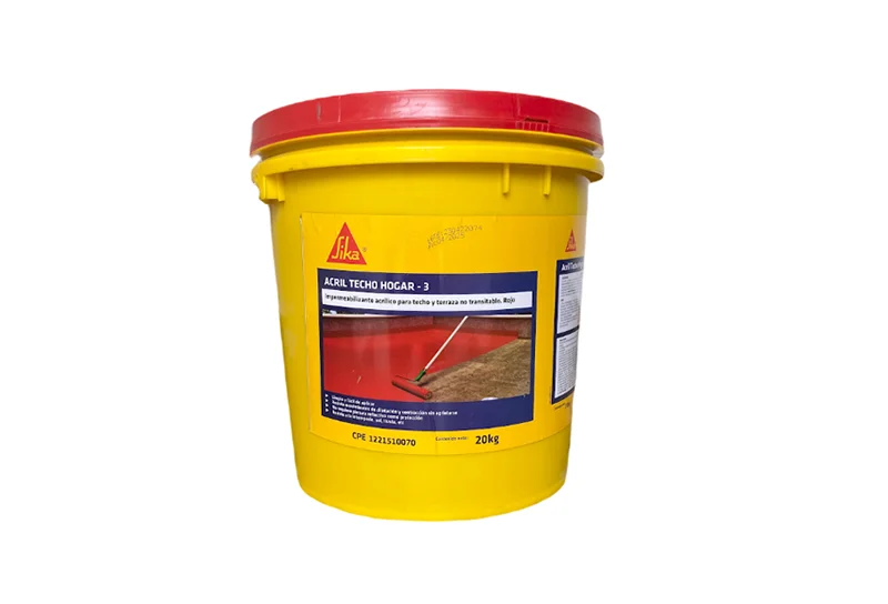 Acril Techo Hogar -3 Rojo